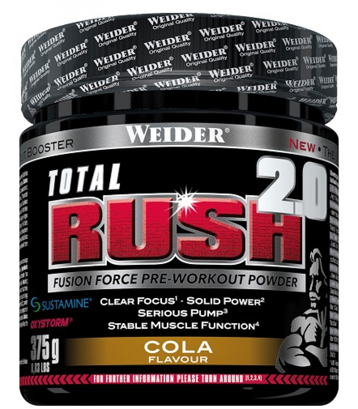 Weider - Total Rush 2.0 / 375 gr.